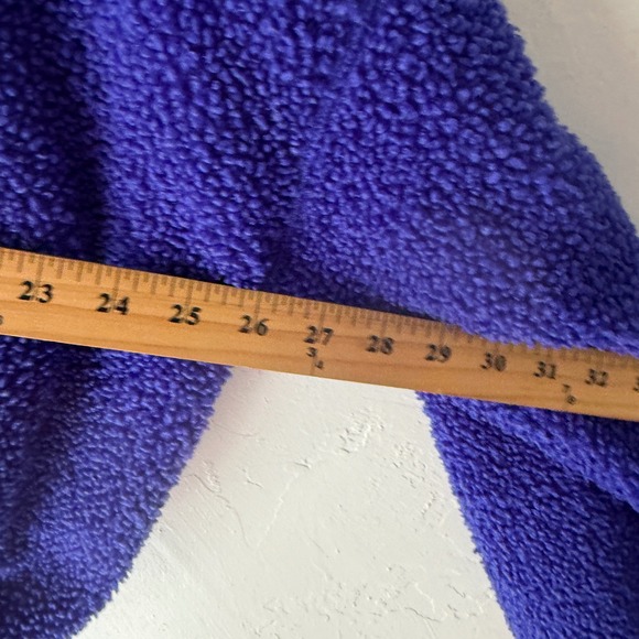 Wild Fable Womens Purple‎ Fleece Sherpa Quarter Zip Hoodie Top XXL Plus - Picture 9 of 10
